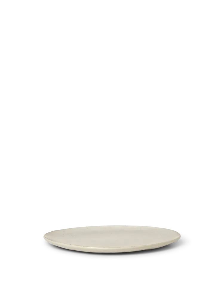 Flow Plate - Medium - Off-White Speckle Ferm Living - COM