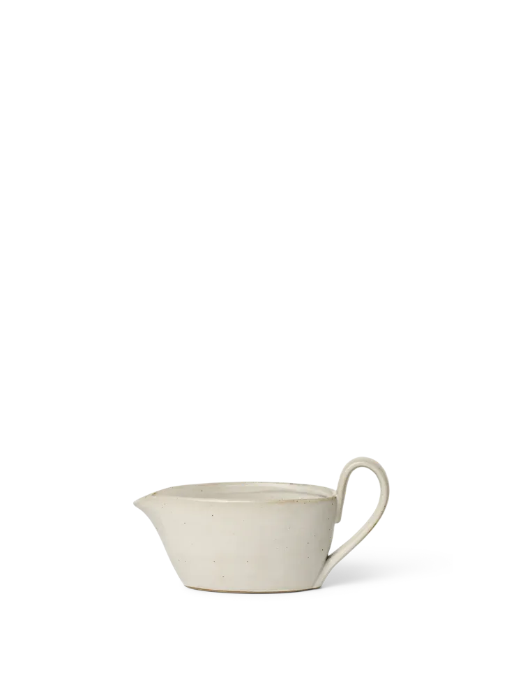 Flow Sauce Boat - Off-White Speckle Ferm Living - COM