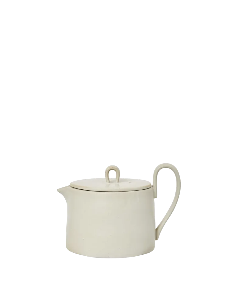 Flow Teapot - Off-White Speckle Ferm Living - COM