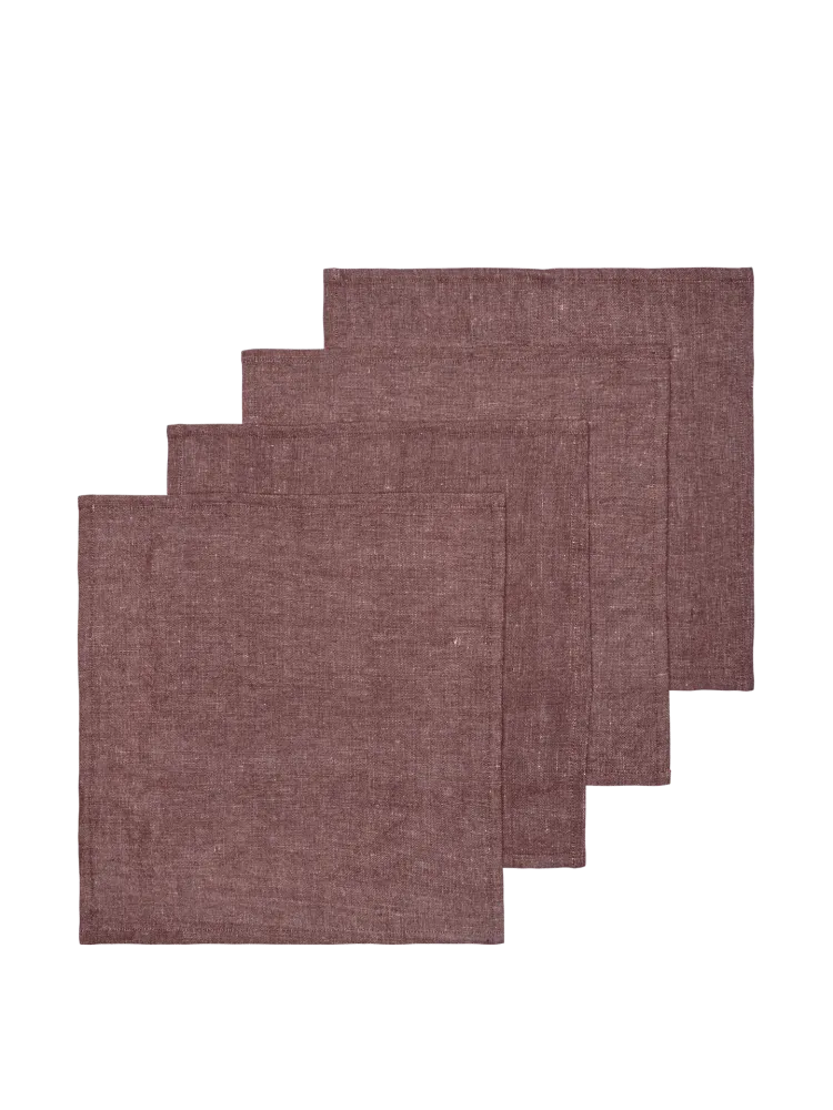 Hale Napkins - Set 4 - Chestnut Ferm Living - COM
