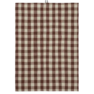 Hale Tea Towel - Cinnamon/Grey Green Ferm Living - COM
