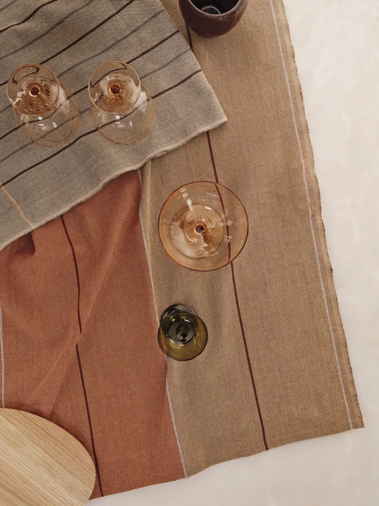 Ito Tea Towel - Set 2 - Hazel/Oat Ferm Living - COM