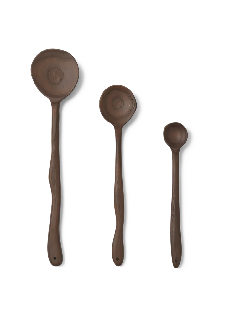 Meander Spoon - Dark Brown 20 Ferm Living - COM