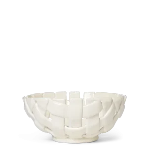 Plait Bowl - Ø24 - Off-White Ferm Living - COM