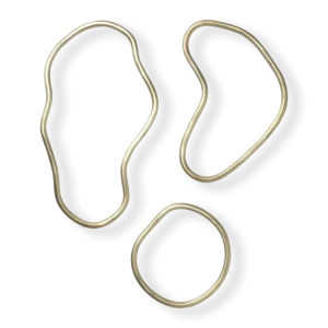 Pond Trivets - Set 3 - Brass Ferm Living - COM