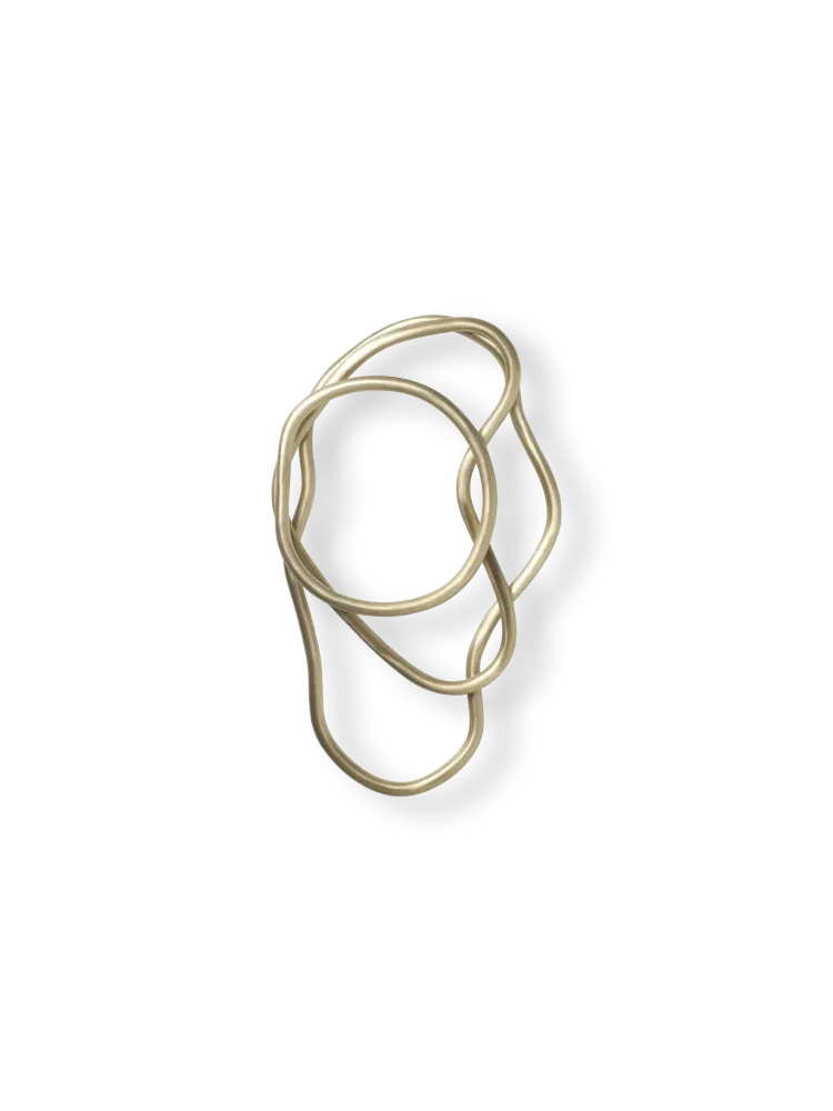 Pond Trivets - Set 3 - Brass Ferm Living - COM