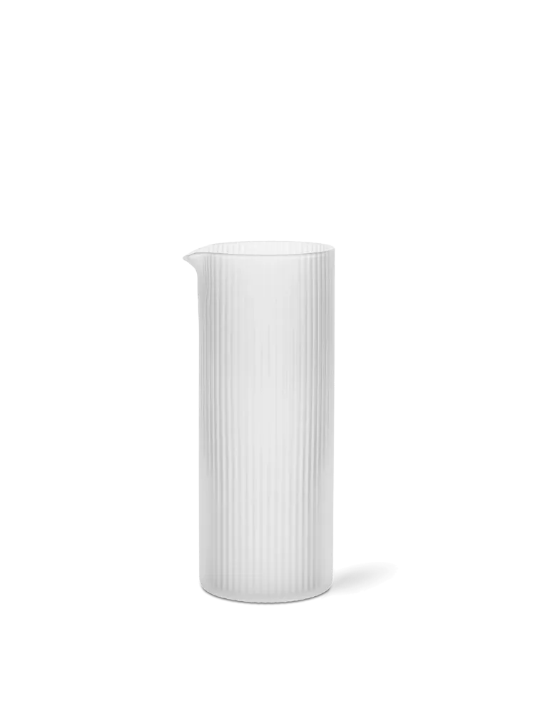 Ripple Milk Jug - Frosted Ferm Living - COM