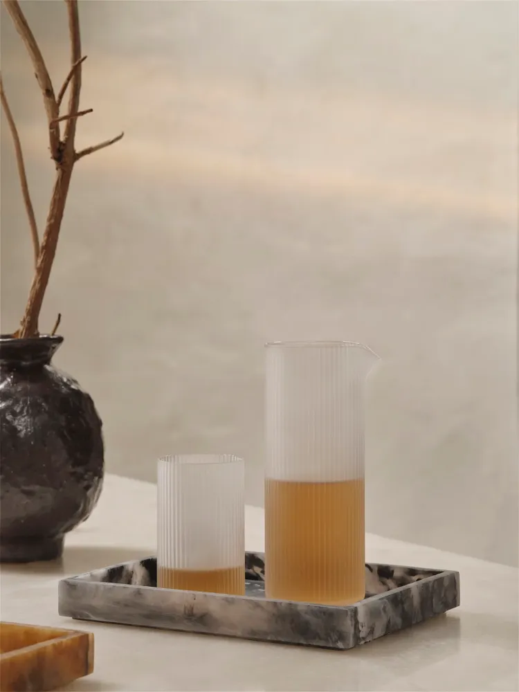 Ripple Milk Jug - Frosted Ferm Living - COM