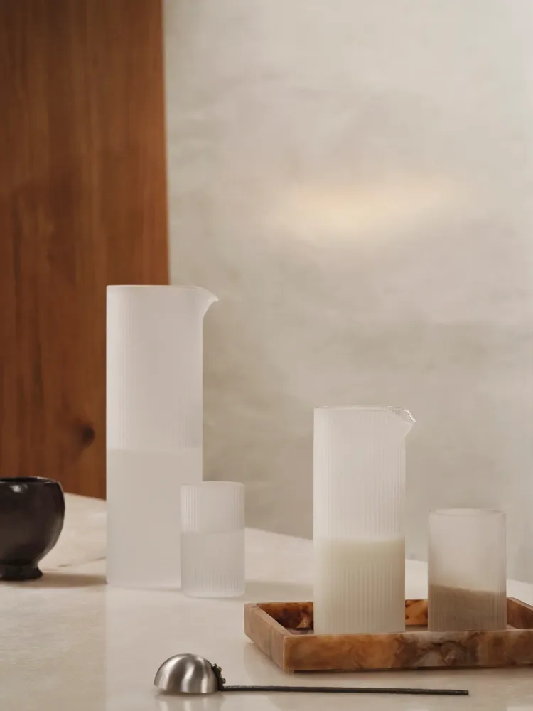 Ripple Milk Jug - Frosted Ferm Living - COM