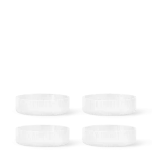 Ripple Serving Bowls - Set 4 - Frosted Ferm Living - COM