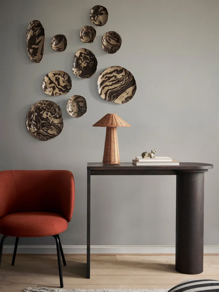 Ryu Bowl - 28 - Sand/Brown Ferm Living - COM