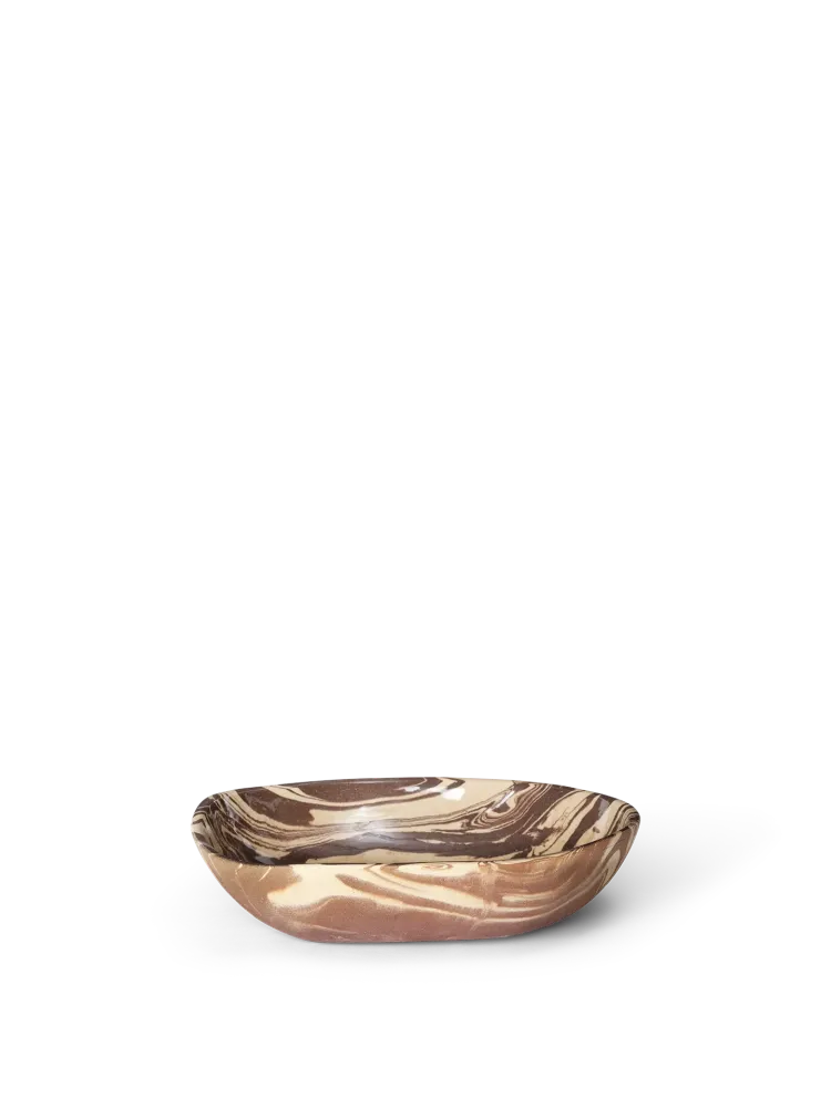 Ryu Bowl - 28 - Sand/Brown Ferm Living - COM