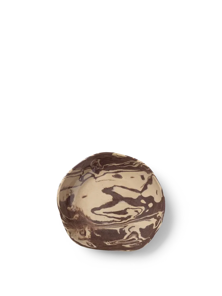 Ryu Bowl - 28 - Sand/Brown Ferm Living - COM