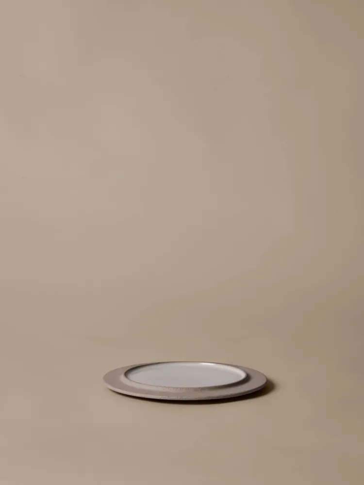 Sonae Dessert Plates - Ø22 - Set 2 - Grey/White Ferm Living - COM