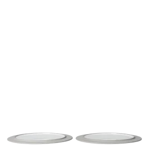 Sonae Side Plates - Ø25 - Set 2 - Grey/White Ferm Living - COM