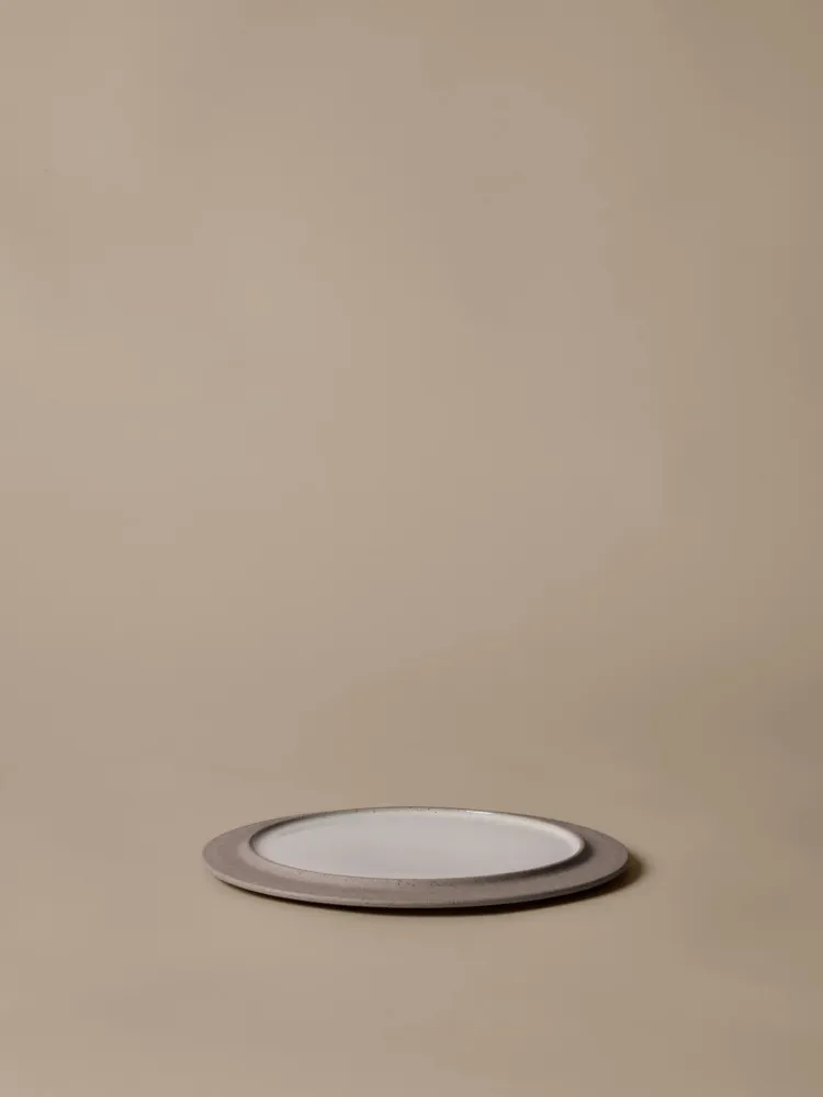 Sonae Side Plates - Ø25 - Set 2 - Grey/White Ferm Living - COM