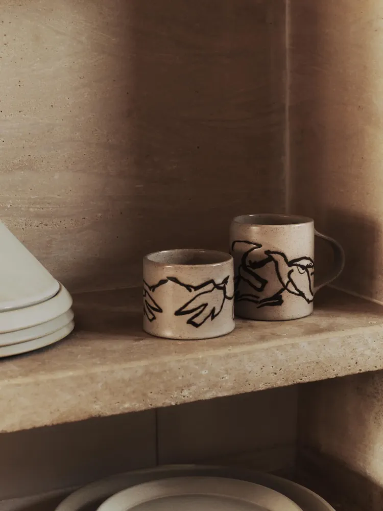Vuelo Cup - Cream Ferm Living - COM