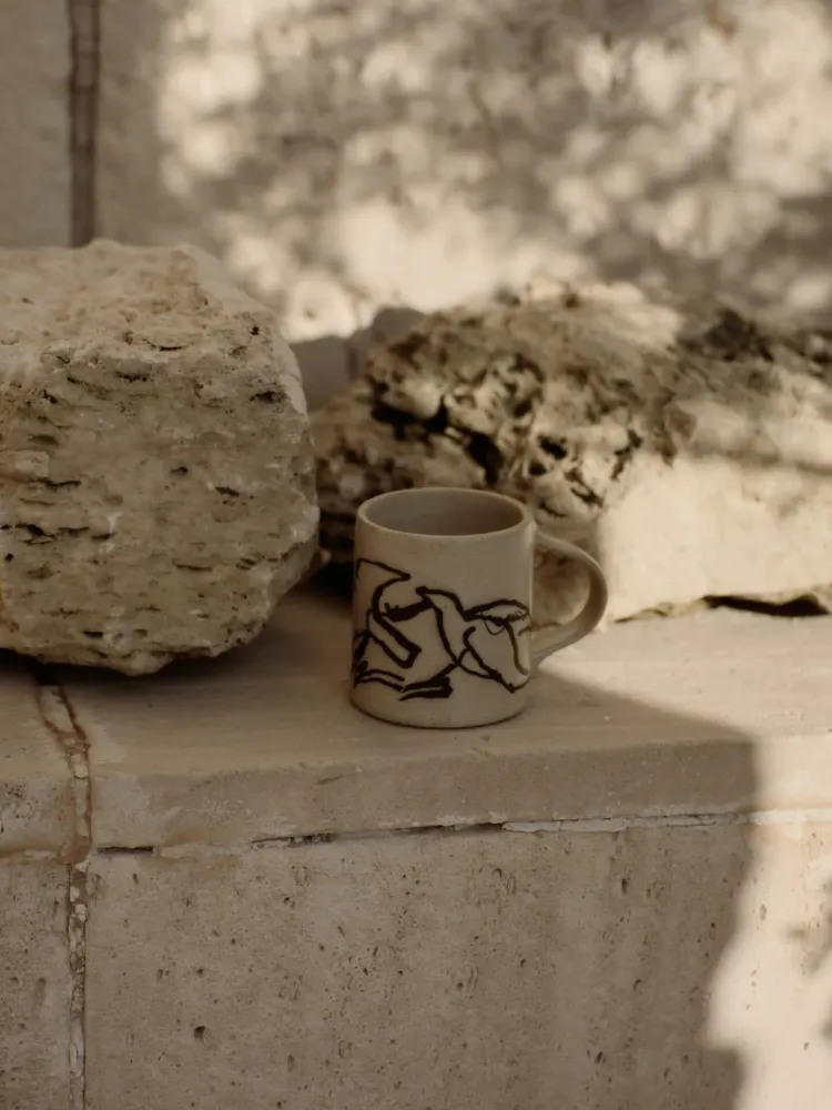 Vuelo Mug - Cream Ferm Living - COM