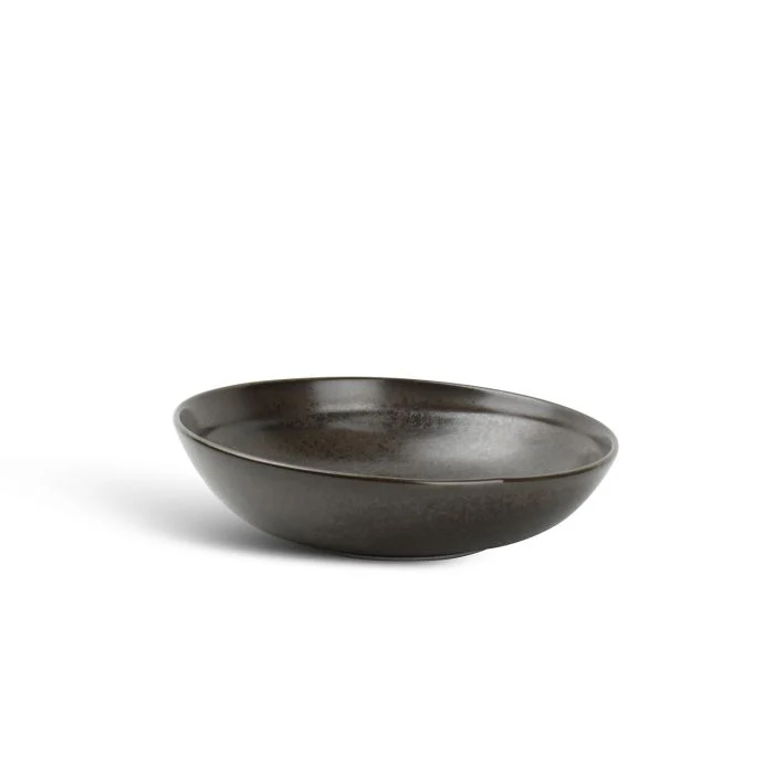 F2D | Diep bord 22xH6cm black Ceres 3/Box Fine Dining & Living