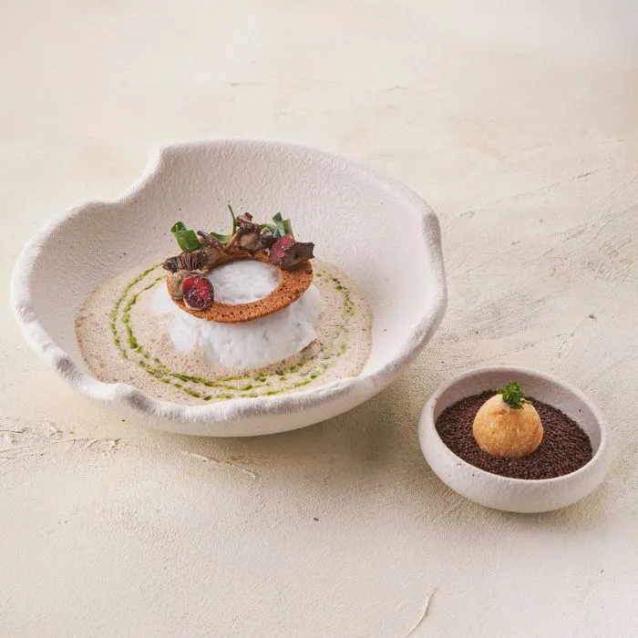F2D | Kom 10,5xH3,5cm chalk white Calca 10/box Fine Dining & Living