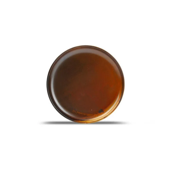F2D | Plat bord 20,5cm dark brown Escura 6/box Fine Dining & Living