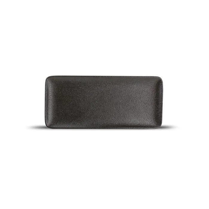 F2D | Plat bord 22x10cm black Dusk 4/box Fine Dining & Living