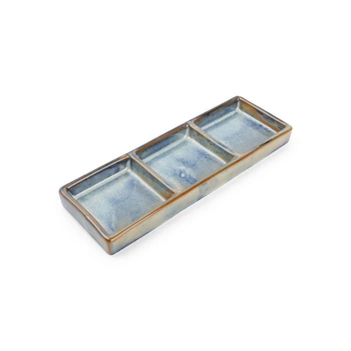 F2D | Serveerschaal 24x8cm blue Nova 4/box Fine Dining & Living