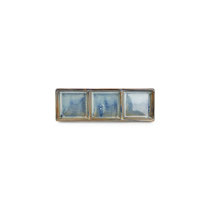 F2D | Serveerschaal 24x8cm blue Nova 4/box Fine Dining & Living