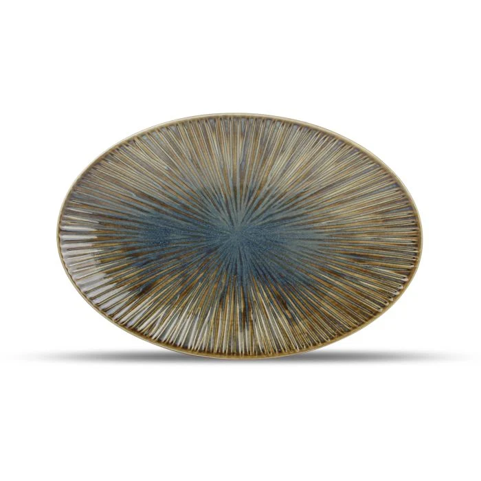 F2D | Serveerschaal 25,5x17cm forest Halo 4/box Fine Dining & Living