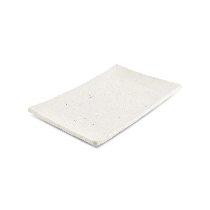 F2D | Serveerschaal 31x21xH3cm chalk white Calca 4/box Fine Dining & Living