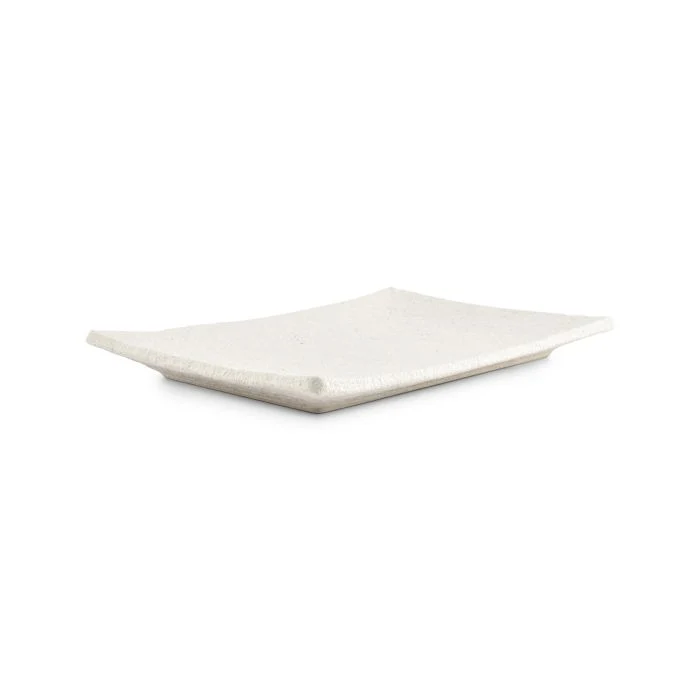 F2D | Serveerschaal 31x21xH3cm chalk white Calca 4/box Fine Dining & Living