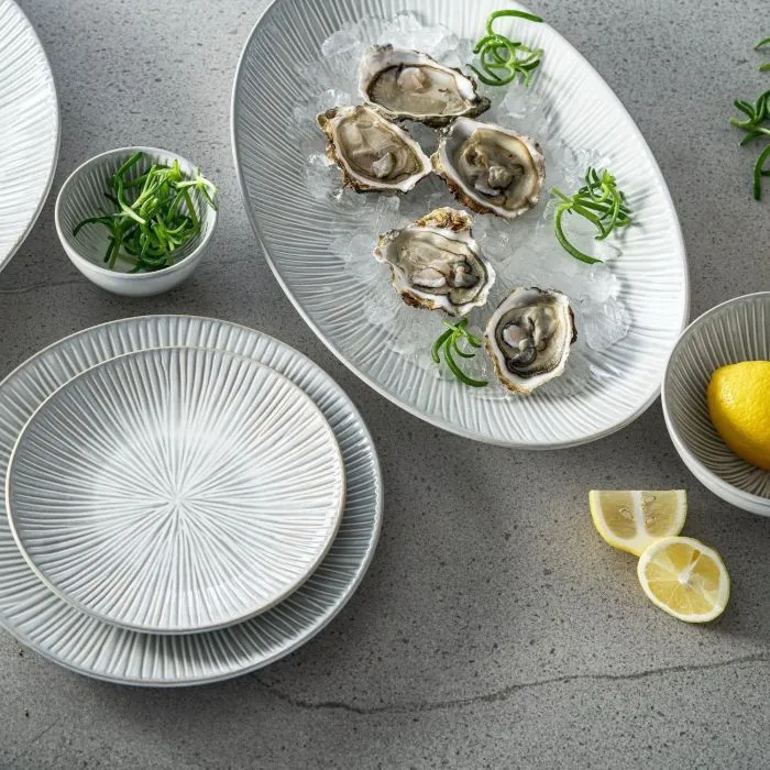 F2D | Serveerschaal 32,5x22cm cloud Halo 4/Box Fine Dining & Living