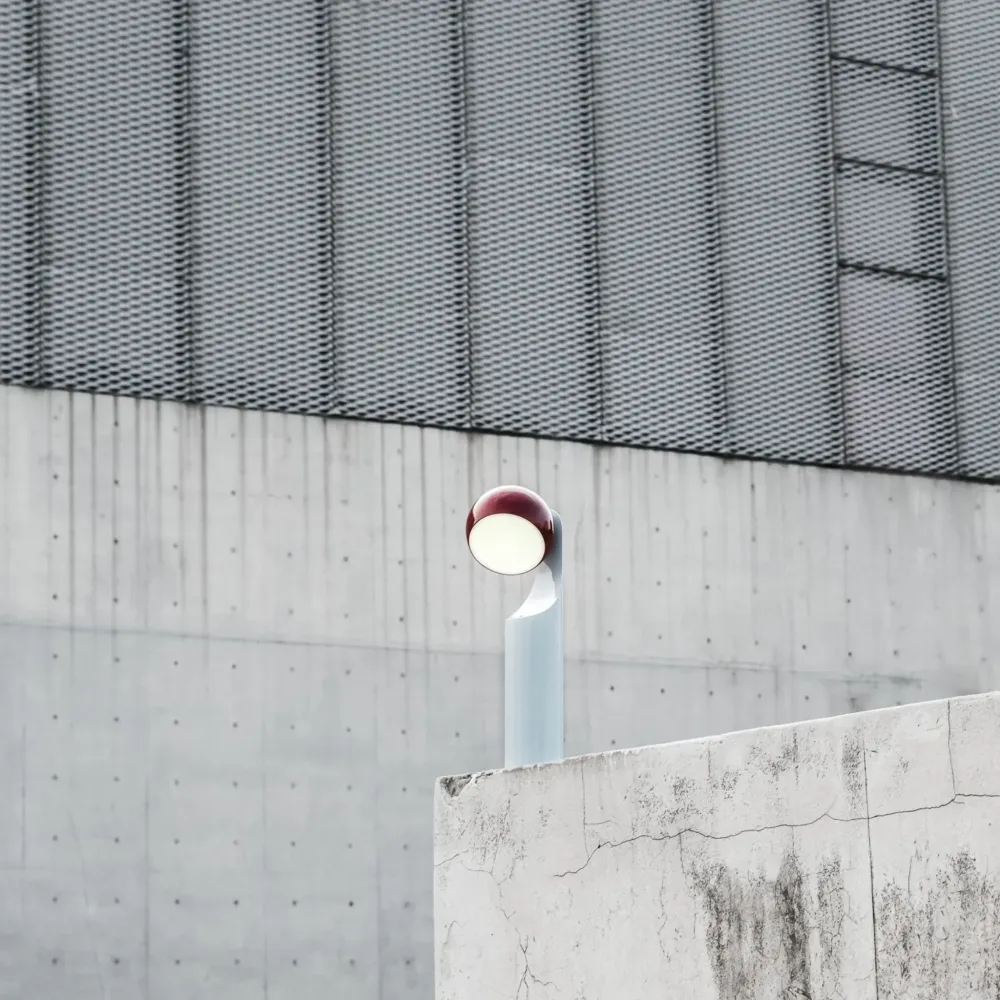 Fine Lumens Mono Leeslamp LED Oplaadbaar Roest Sky