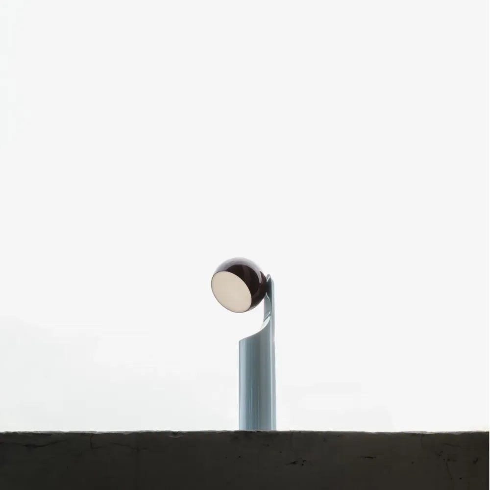 Fine Lumens Mono Leeslamp LED Oplaadbaar Roest Sky