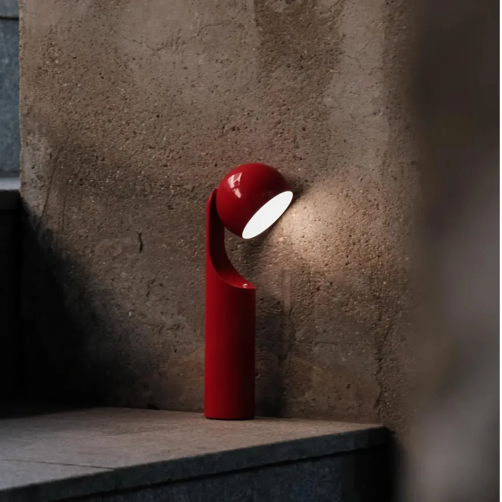 Fine Lumens Mono Leeslamp LED Oplaadbaar Bright Rood