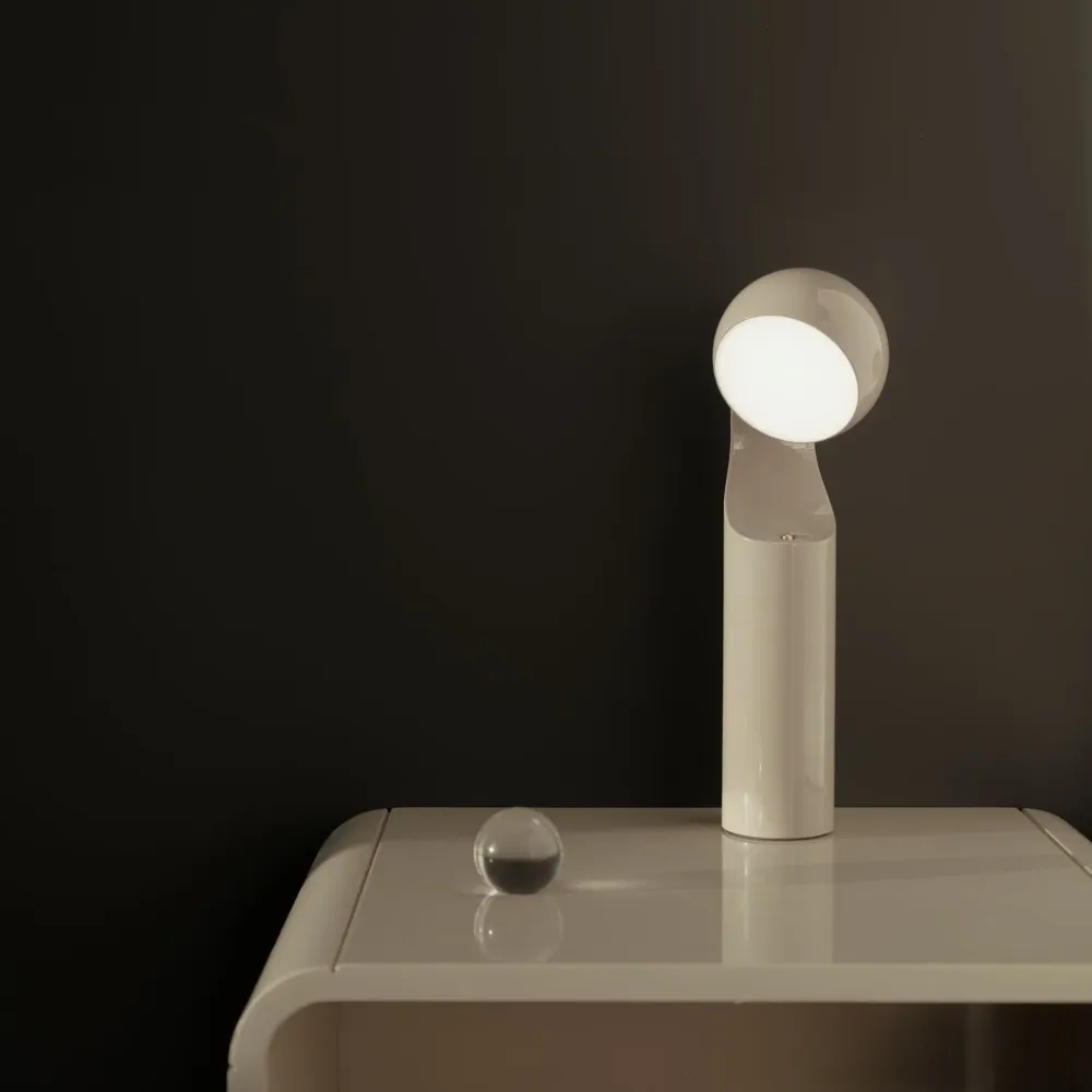 Fine Lumens Mono Leeslamp LED Oplaadbaar Beige