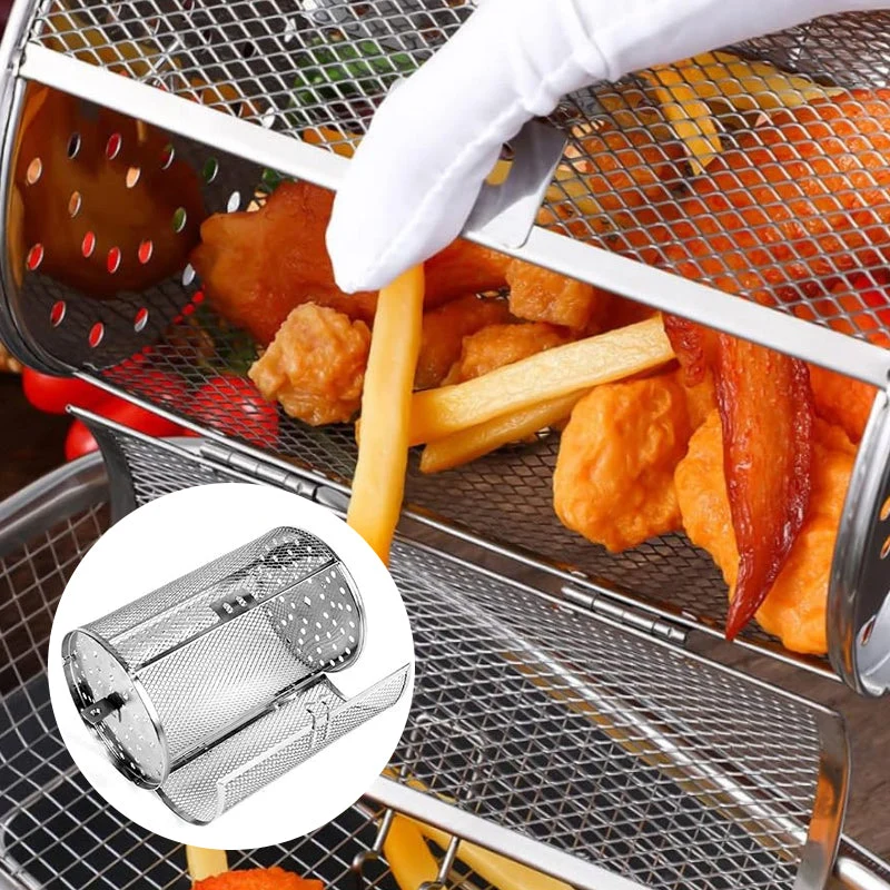 Automatische roterende grill van roestvrij staal finebay.nl