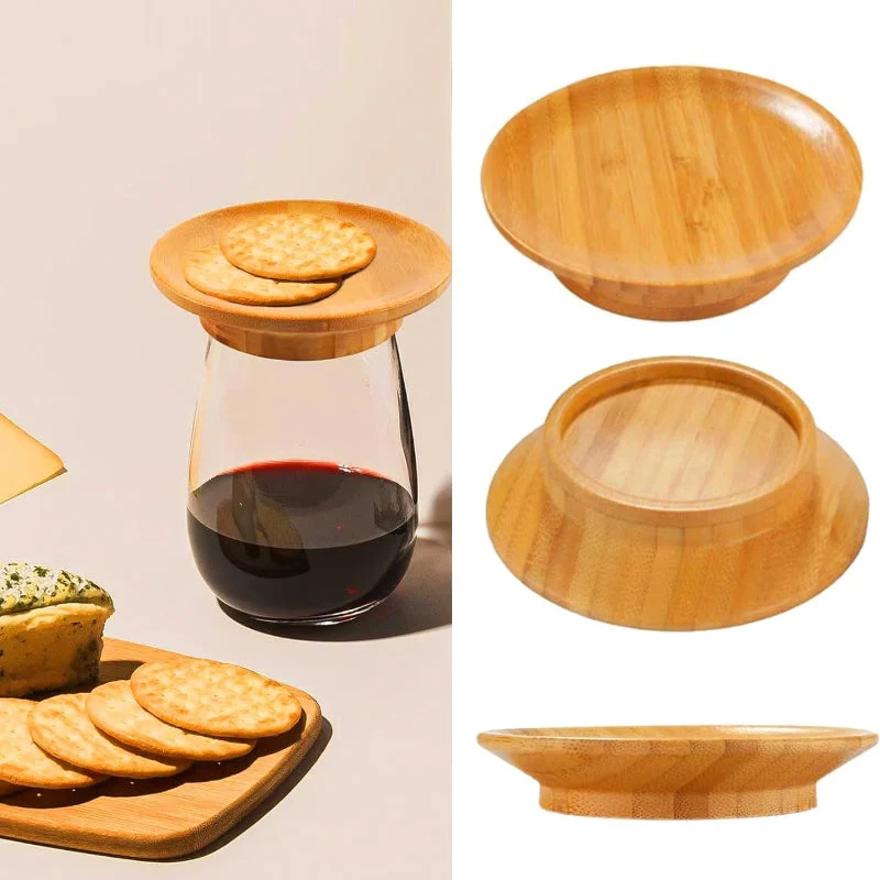 Het Houten Deksel Voor Een Wijnglas finebay.nl