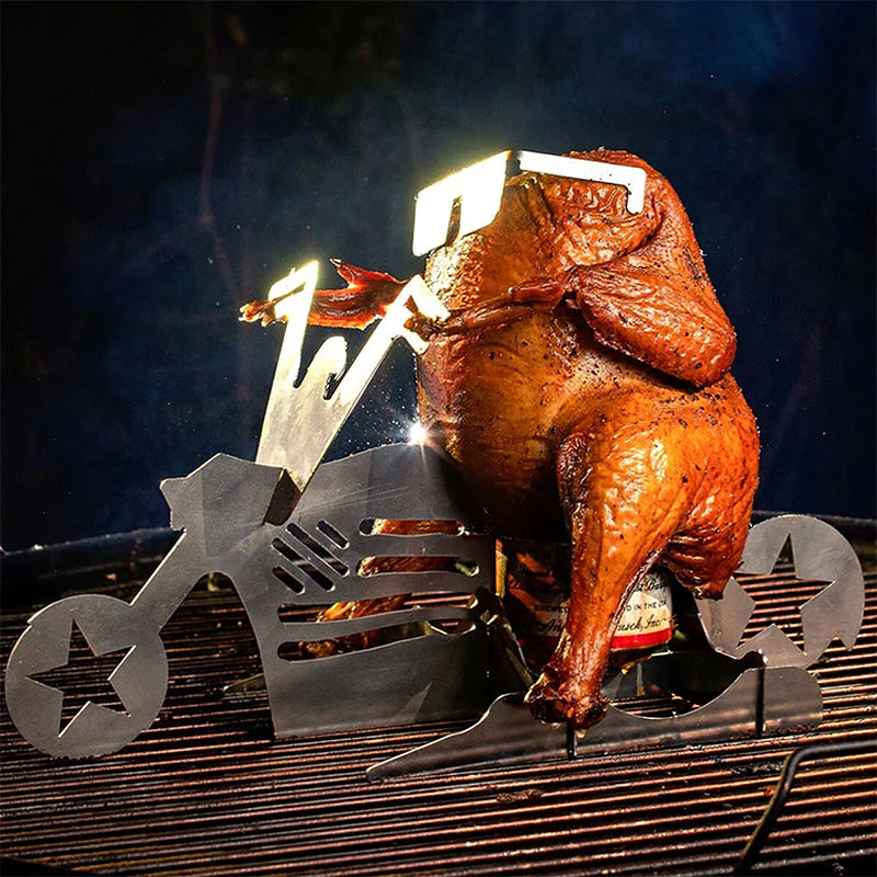 Kiphouder voor BBQ finebay.nl