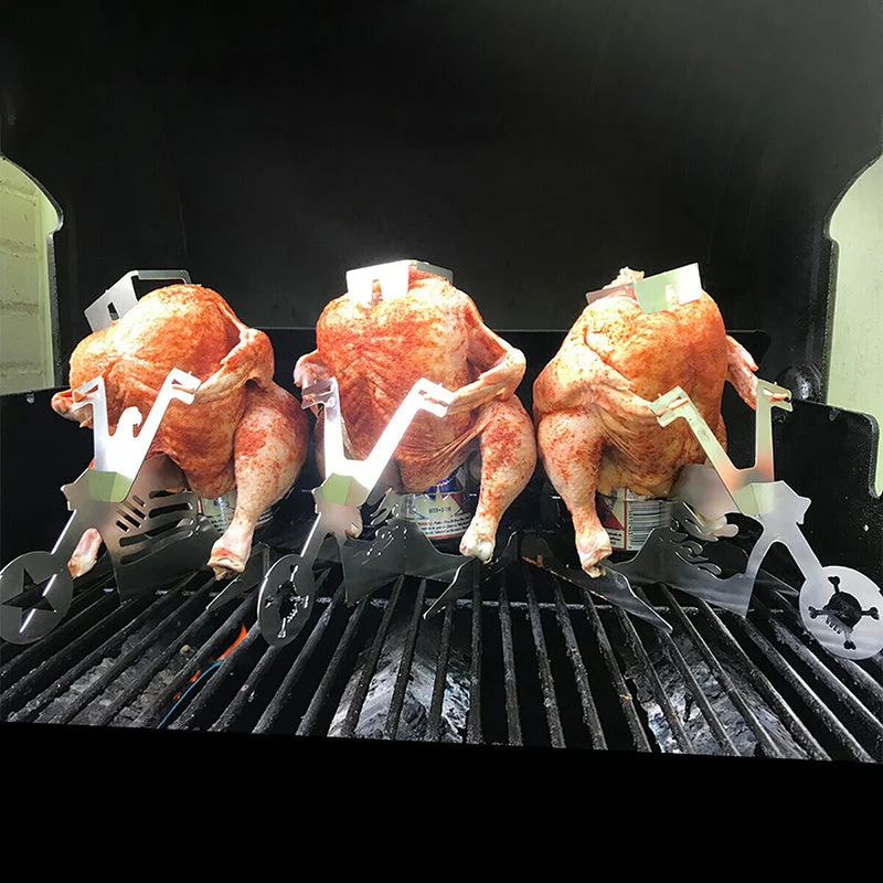 Kiphouder voor BBQ finebay.nl