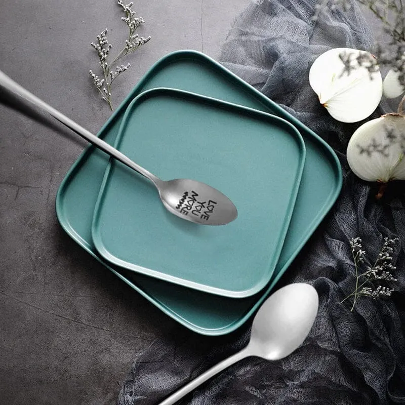 'Love You More' Gegraveerde Lepel finebay.nl