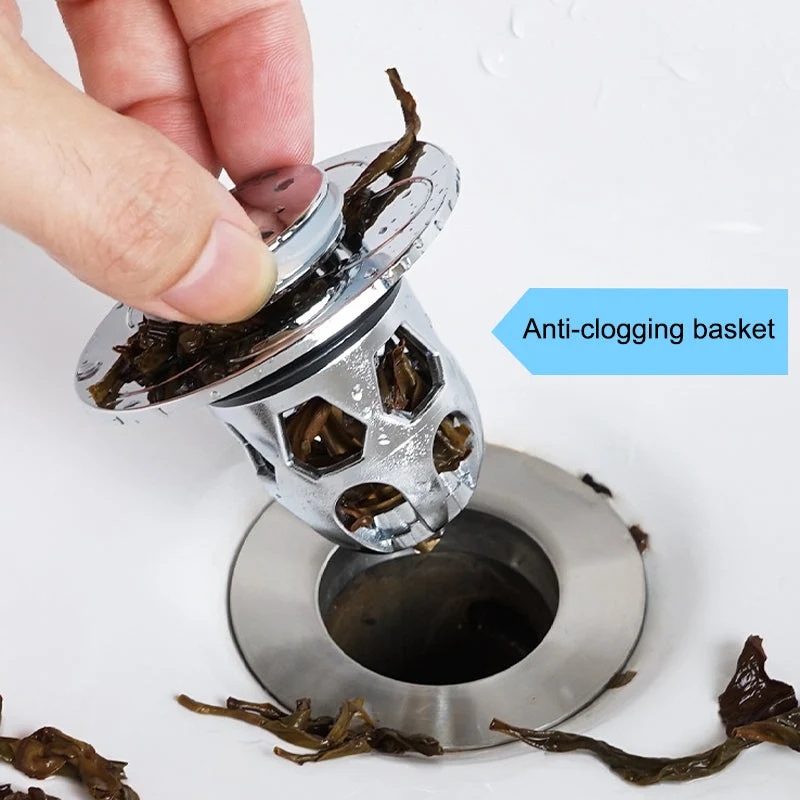 Universele Wastafel Waterkop Lekkende Stopper finebay.nl