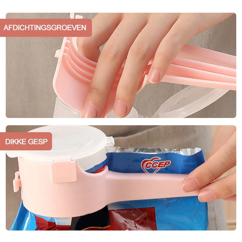 Voedsel zegel met zakclip finebay
