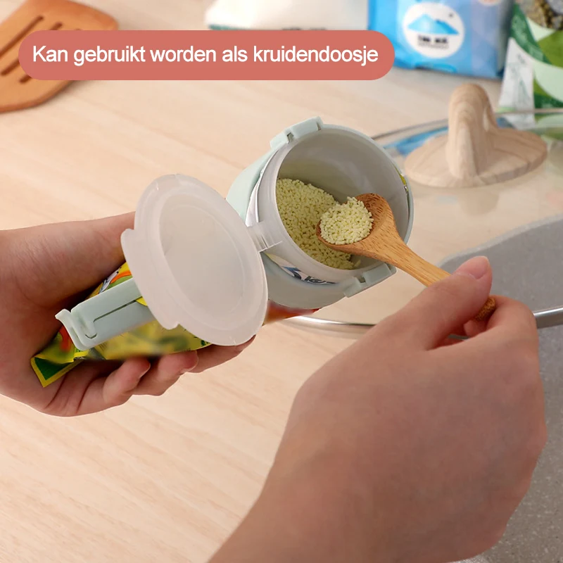Voedsel zegel met zakclip finebay
