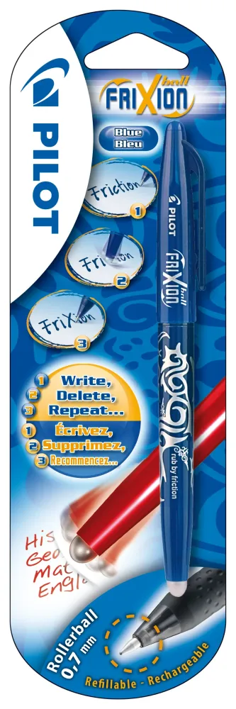 Pilot frixion ball medium blauw FIRST CLASS