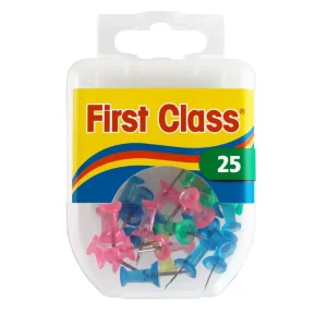 Push pins assortie 25 st FIRST CLASS