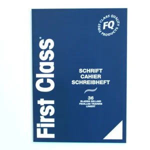 Verslagschrift 36 blad gelijnd A4 FIRST CLASS