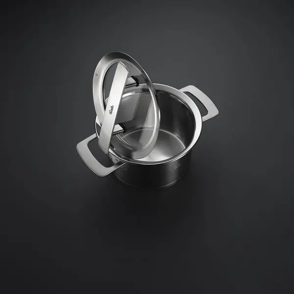 Fissler Phi Collection Kookpan met Downdraft Glasdeksel