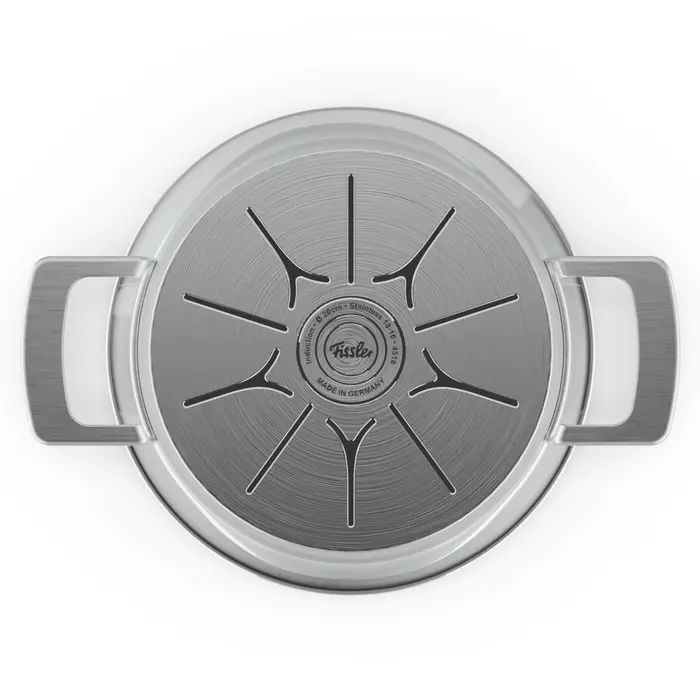 Fissler Phi Collection Xl Soeppan met Downdraft Glasdeksel 24cm