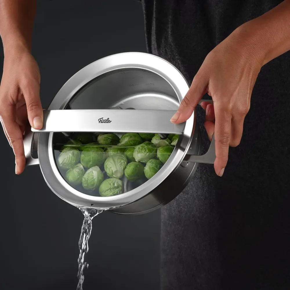 Fissler Phi Collection Xl Soeppan met Downdraft Glasdeksel 24cm